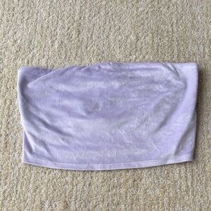 Aerie Lilac Tube Top Built in Bra
